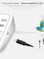 BABIFIS Full Automatic Upper Arm Type Electronic Sphygmomanometer English Voice Broadcast Blood Pressure Machine For Home Use Silver