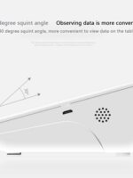 BABIFIS Full Automatic Upper Arm Type Electronic Sphygmomanometer English Voice Broadcast Blood Pressure Machine For Home Use Silver