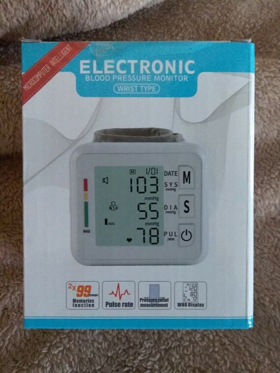Electronic Blood Pressure Monitor (Wrist Type) new , battery included.